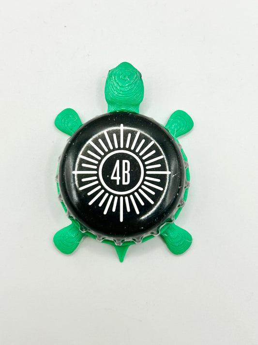 4B Brewing - Bottle Cap Magnet Turtle
