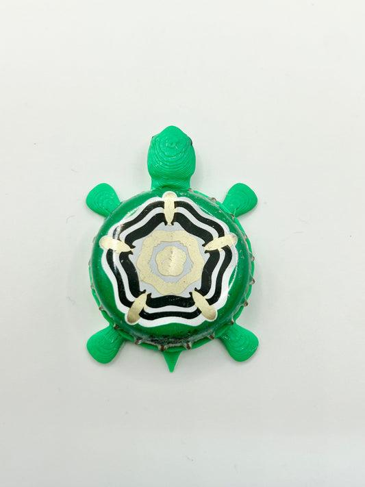 Samuel Smith Brewing (Green) - Bottle Cap Magnet Turtle