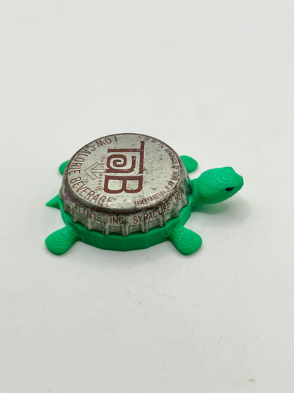 Tab Soda (Vintage) - Bottle Cap Magnet Turtle Shell Shocked Art