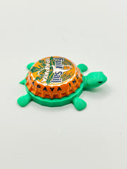 Full Sail Ipapaya - Bottle Cap Magnet Turtle Shell Shocked Art