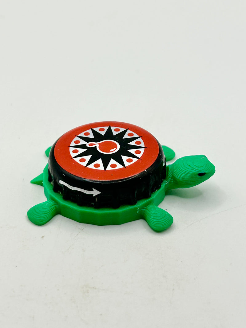 Redbach Beer (Red) - Bottle Cap Magnet Turtle Shell Shocked Art