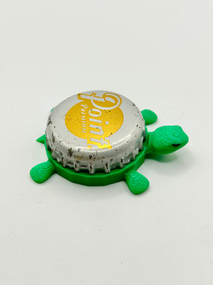 Point Premium - Bottle Cap Magnet Turtle Shell Shocked Art