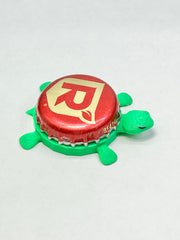 Redd’s Hard Cider Apple Ale (Vintage) - Bottle Cap Magnet Turtle Shell Shocked Art