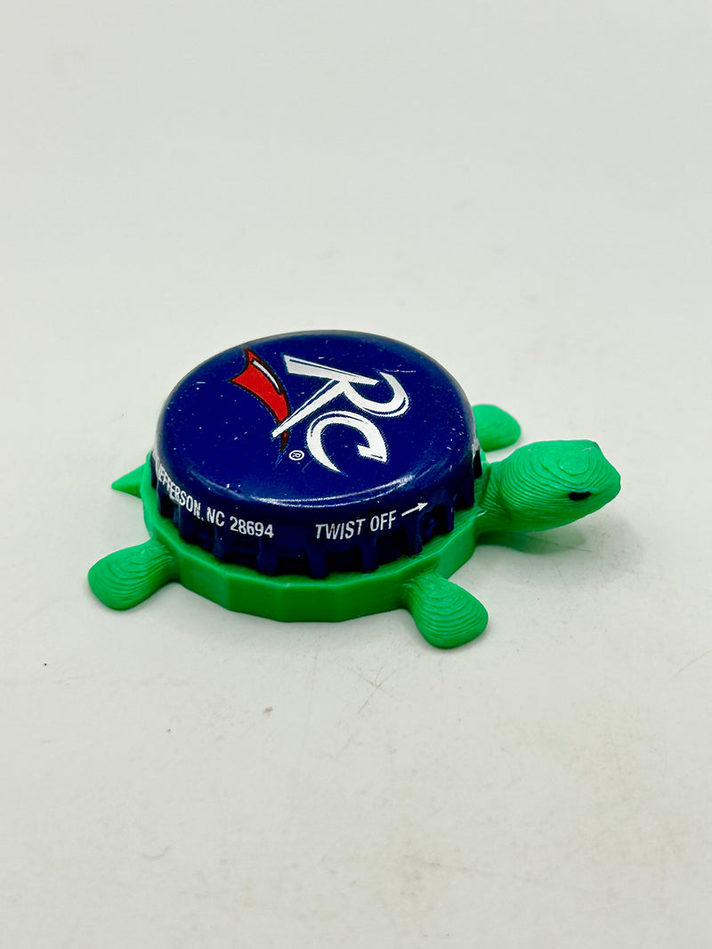 RC Cola (Dark Blue) - Bottle Cap Magnet Turtle Shell Shocked Art