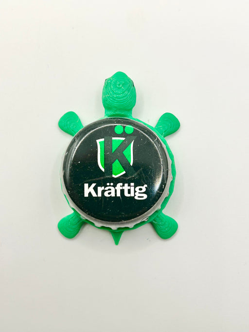 Kraftig - Bottle Cap Magnet Turtle Shell Shocked Art