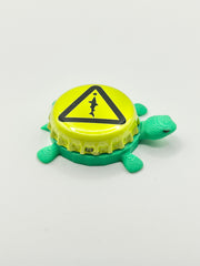 Dogfish (120 Minute) - Bottle Cap Magnet Turtle Shell Shocked Art