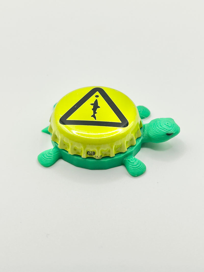 Dogfish (120 Minute) - Bottle Cap Magnet Turtle Shell Shocked Art
