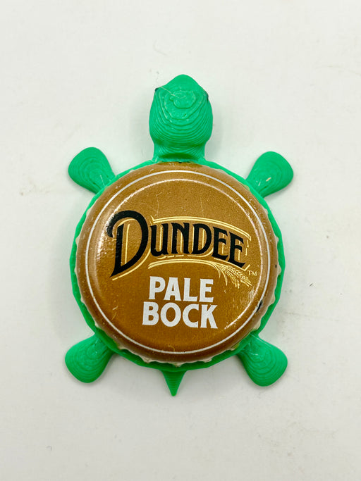 Dundee Pale Bock - Bottle Cap Magnet Turtle Shell Shocked Art