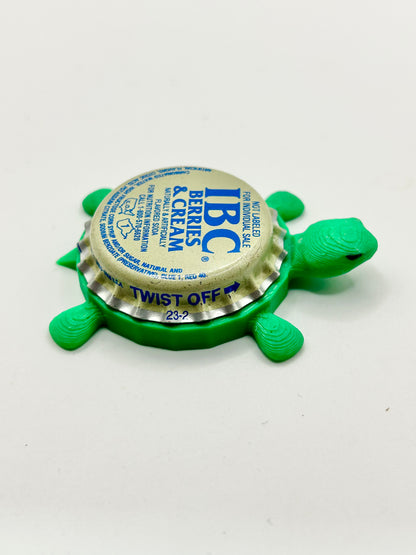 IBC Berries & Cream - Bottle Cap Magnet Turtle Shell Shocked Art