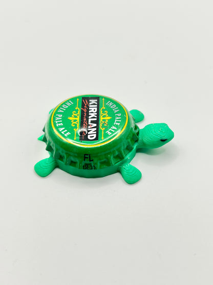Kirkland India Pale Ale (Green) - Bottle Cap Magnet Turtle Shell Shocked Art