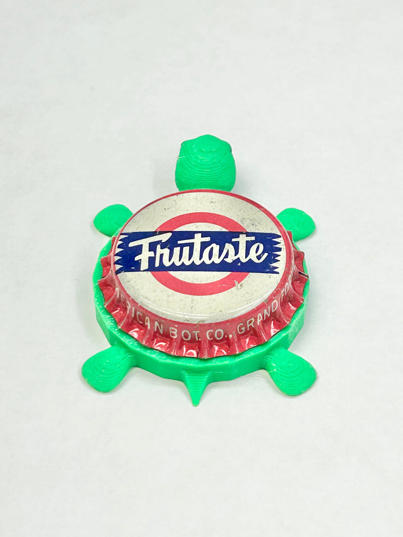 Frutaste (Vintage) - Bottle Cap Magnet Turtle Shell Shocked Art