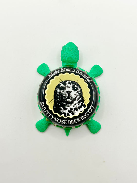 Smuttynose Brewery (Large Seal) - Bottle Cap Magnet Turtle