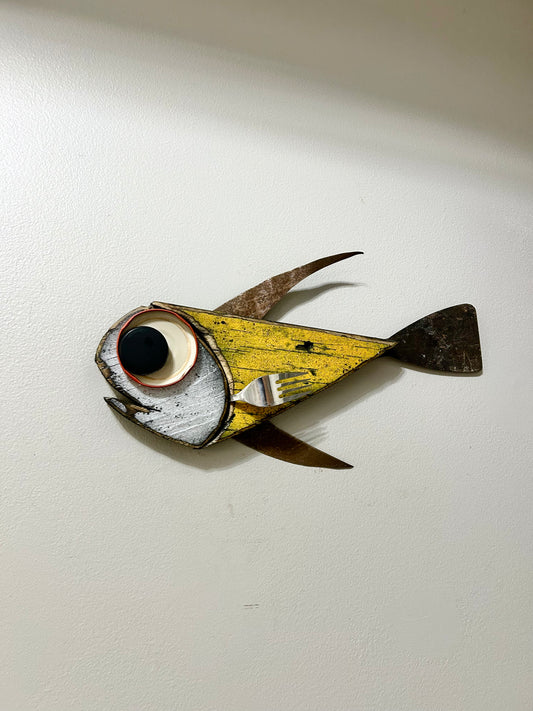 Goldie - Fish Wall Art (9” x 16”) Shell Shocked Art