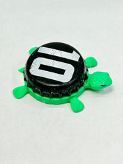 Ten Barrel Brewing - Bottle Cap Magnet Turtle Shell Shocked Art