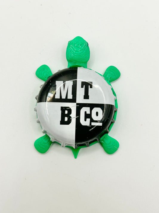 Mountain Town Beer Co - Bottle Cap Magnet Turtle