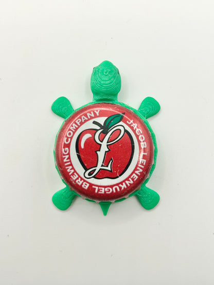 Leinenkugel's Red (Apple) - Bottle Cap Magnet Turtle Shell Shocked Art
