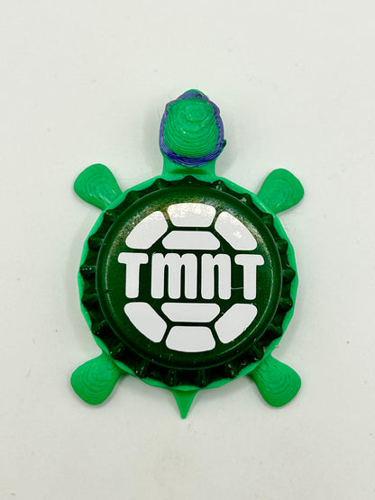 Donatello TMNT - Bottle Cap Magnet Turtle Shell Shocked Art