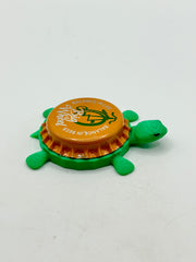 Big Wheel Brewing - Bottle Cap Magnet Turtle Shell Shocked Art