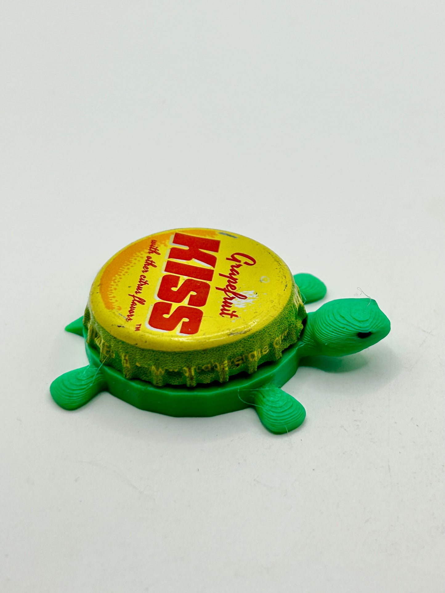 Grapefruit Kiss Drink - Bottle Cap Magnet Turtle Shell Shocked Art