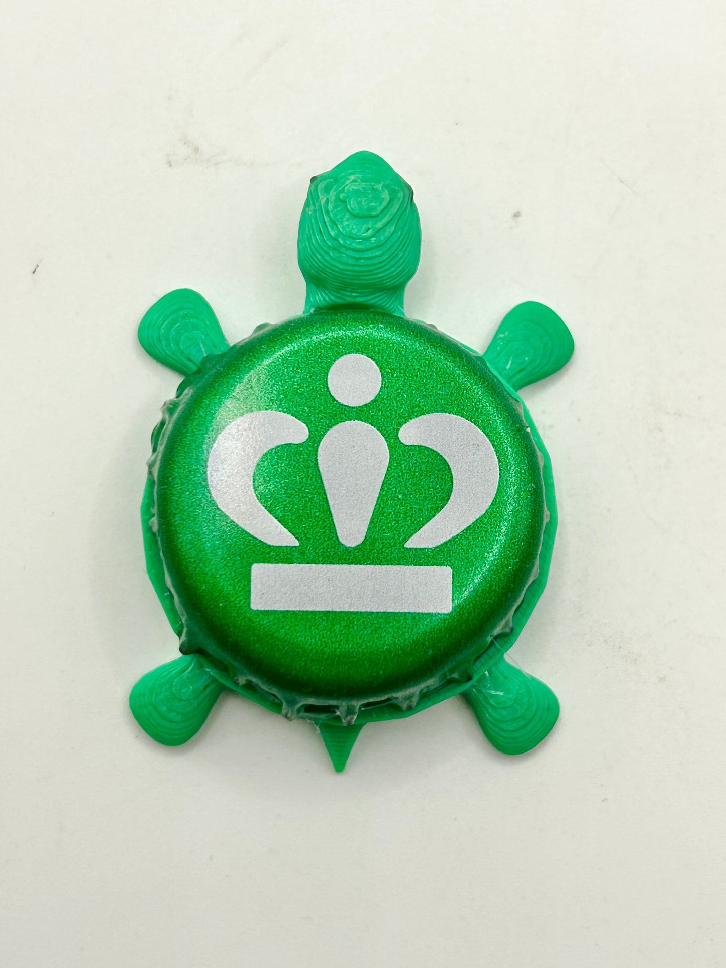 Little Kings Beer (Crown) - Bottle Cap Magnet Turtle Shell Shocked Art