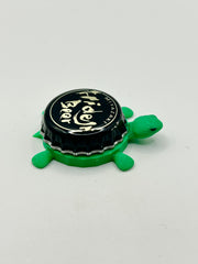 Miyazaki Hideji - Bottle Cap Magnet Turtle Shell Shocked Art