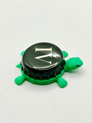 Bell's Beer (IV - Leaves of Grass) - Bottle Cap Magnet Turtle Shell Shocked Art