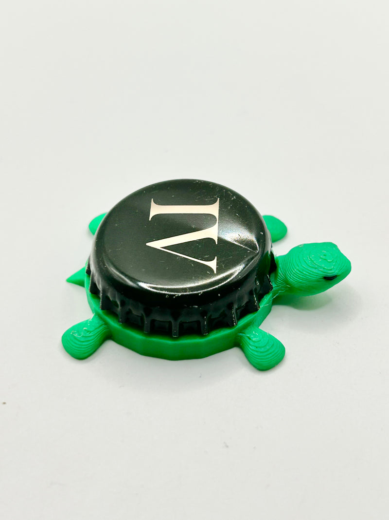 Bell's Beer (IV - Leaves of Grass) - Bottle Cap Magnet Turtle Shell Shocked Art