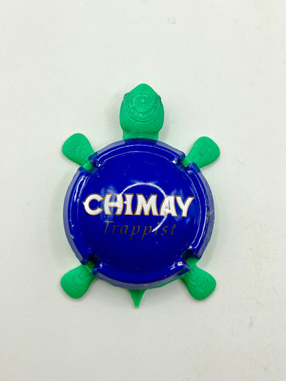 Chimay Brewery (Cork Cage Cap) - Bottle Cap Magnet Turtle Shell Shocked Art