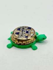 Pete's Wicked Honey Wheat - Bottle Cap Magnet Turtle Shell Shocked Art