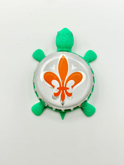 Acqua Panna Water (Logo Only) - Bottle Cap Magnet Turtle Shell Shocked Art