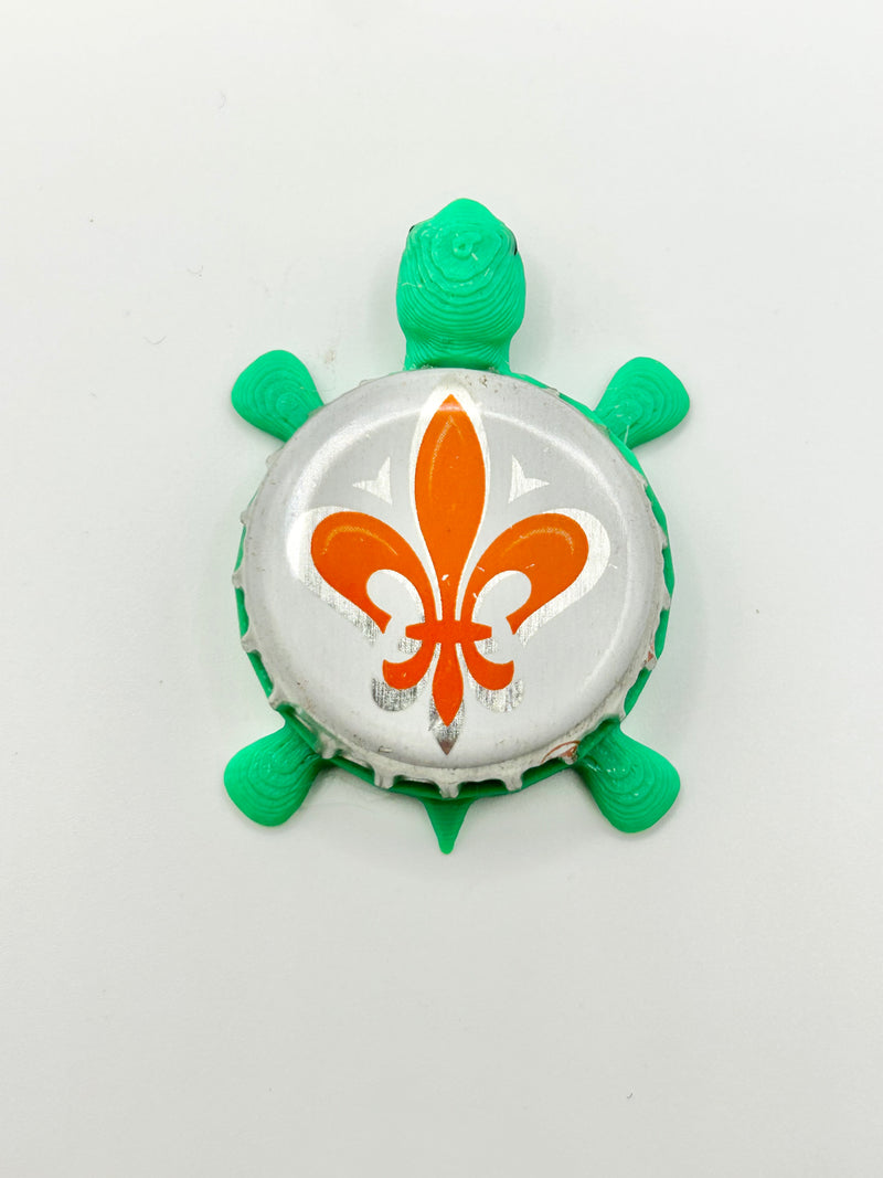 Acqua Panna Water (Logo Only) - Bottle Cap Magnet Turtle Shell Shocked Art
