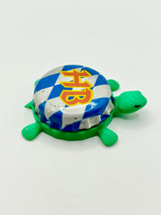 Heiner Brau Brewing - Bottle Cap Magnet Turtle Shell Shocked Art