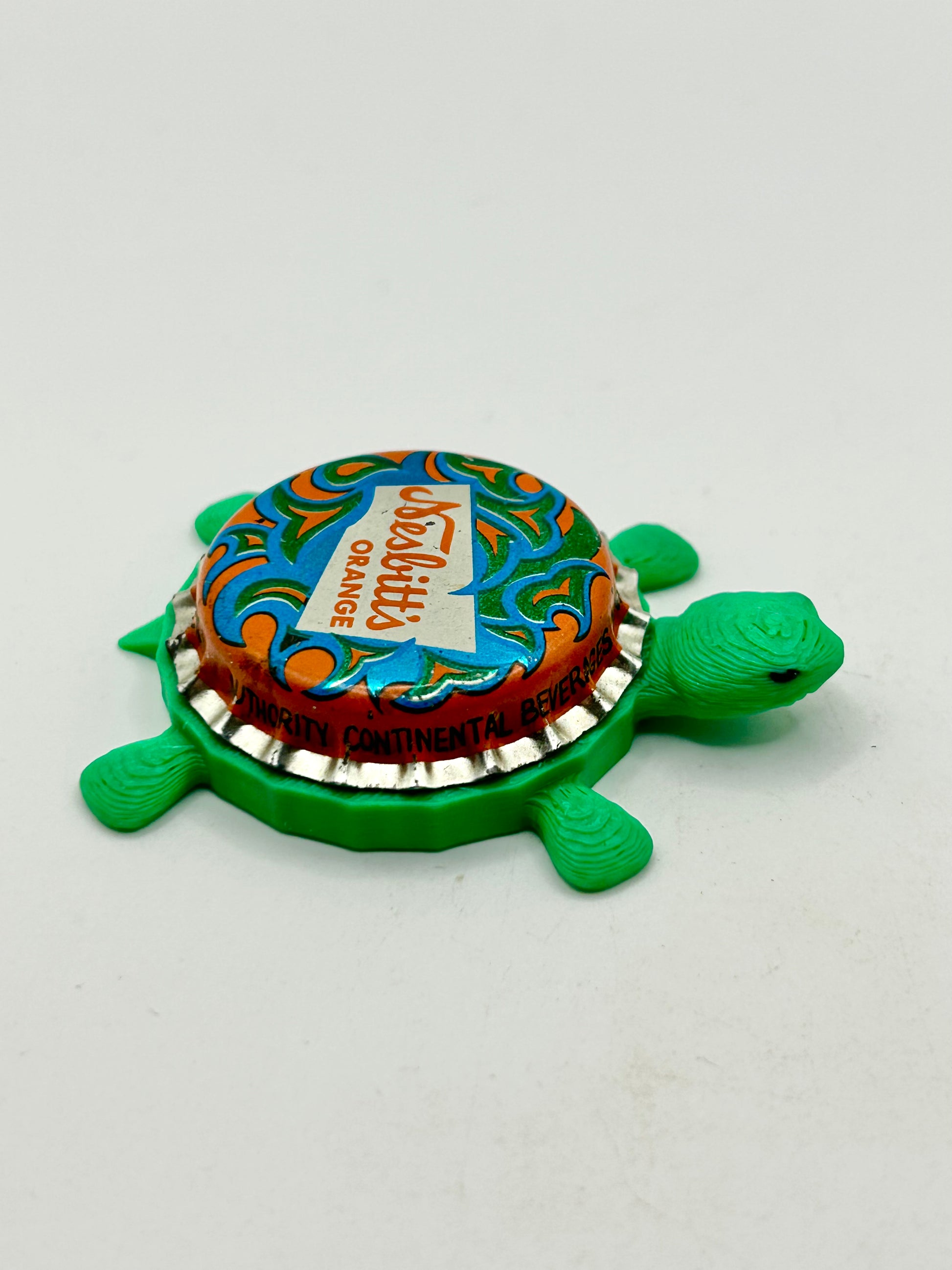 Nesbitt’s Orange Soda (Swirl - Vintage) - Bottle Cap Magnet Turtle Shell Shocked Art