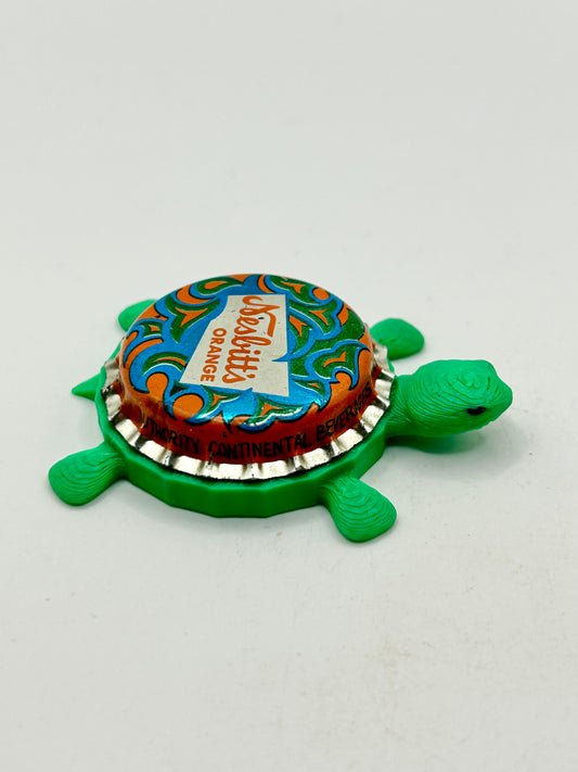 Nesbitt’s Orange Soda (Swirl - Vintage) - Bottle Cap Magnet Turtle Shell Shocked Art