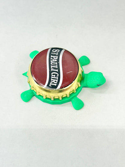 St Pauli Girl Special Dark (Brown) - Bottle Cap Magnet Turtle Shell Shocked Art
