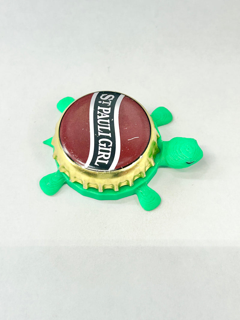 St Pauli Girl Special Dark (Brown) - Bottle Cap Magnet Turtle Shell Shocked Art