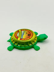 Reed’s Ginger Beer - Bottle Cap Magnet Turtle Shell Shocked Art