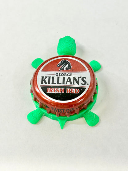 Killian's Irish Red (Red) - Bottle Cap Magnet Turtle Shell Shocked Art