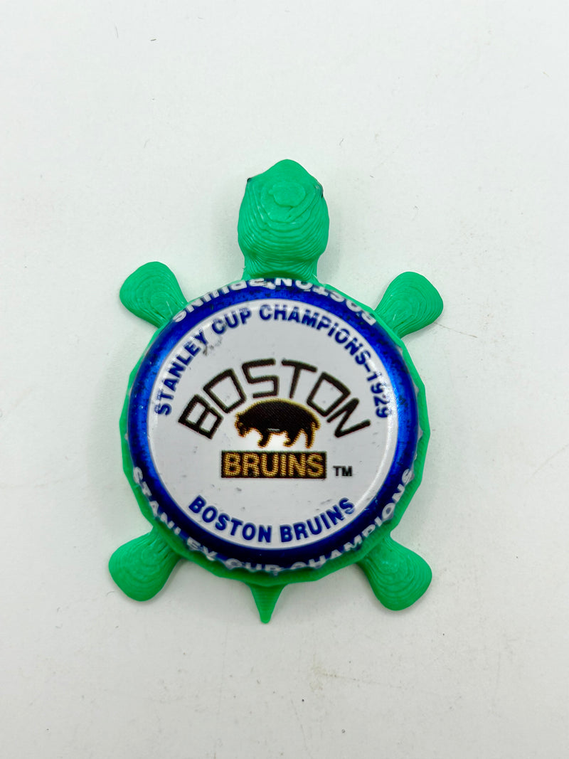Boston Bruins Stanley Cup Champions (1929) - Bottle Cap Magnet Turtle Shell Shocked Art