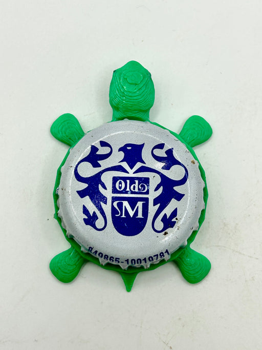 Old Milwaukee (Vintage Blue) - Bottle Cap Magnet Turtle Shell Shocked Art