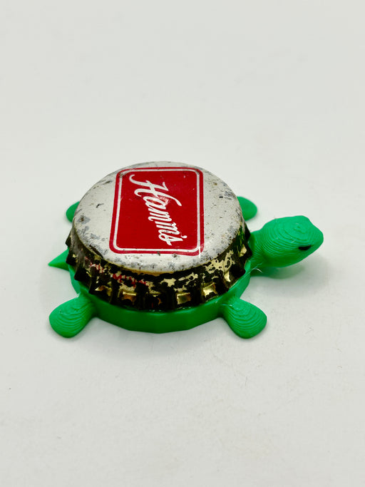 Hamm’s (Vintage) - Bottle Cap Magnet Turtle Shell Shocked Art