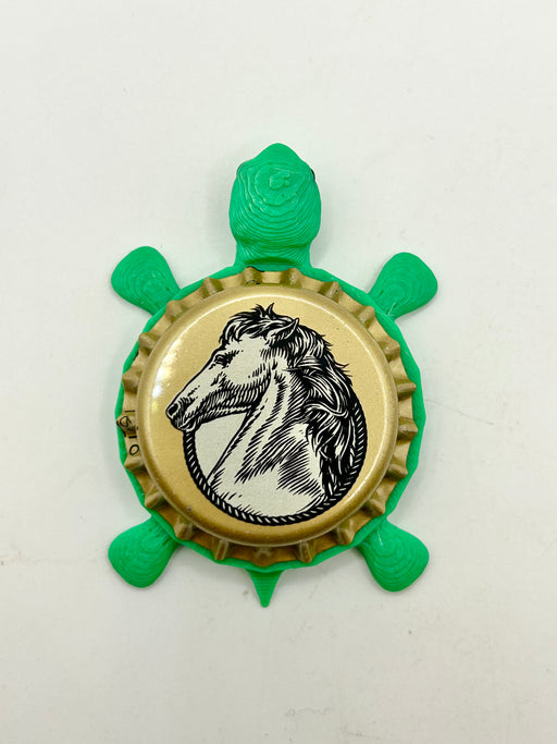 Wild Horse Hard Cider (Seven Sisters) - Bottle Cap Magnet Turtle Shell Shocked Art