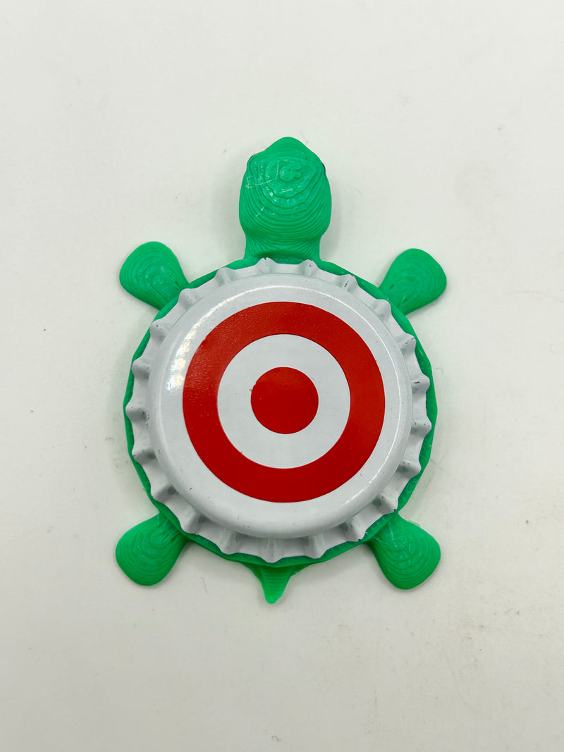 Target - Bottle Cap Magnet Turtle Shell Shocked Art