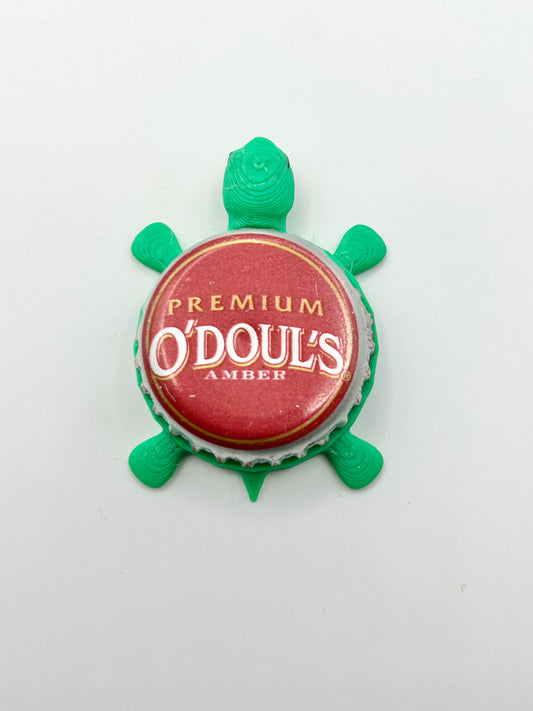 O’Doul’s Amber (Premium) - Bottle Cap Magnet Turtle