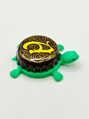 Almanac Beer Co (Letter A) - Bottle Cap Magnet Turtle Shell Shocked Art