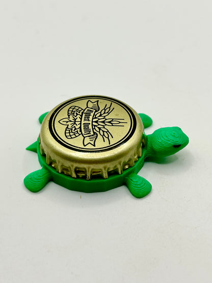 Blitz Weinhard Brewing (Highest Quality) - Bottle Cap Magnet Turtle Shell Shocked Art