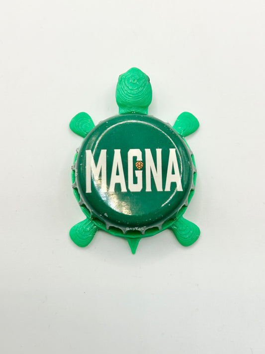 Magna Beer - Bottle Cap Magnet Turtle