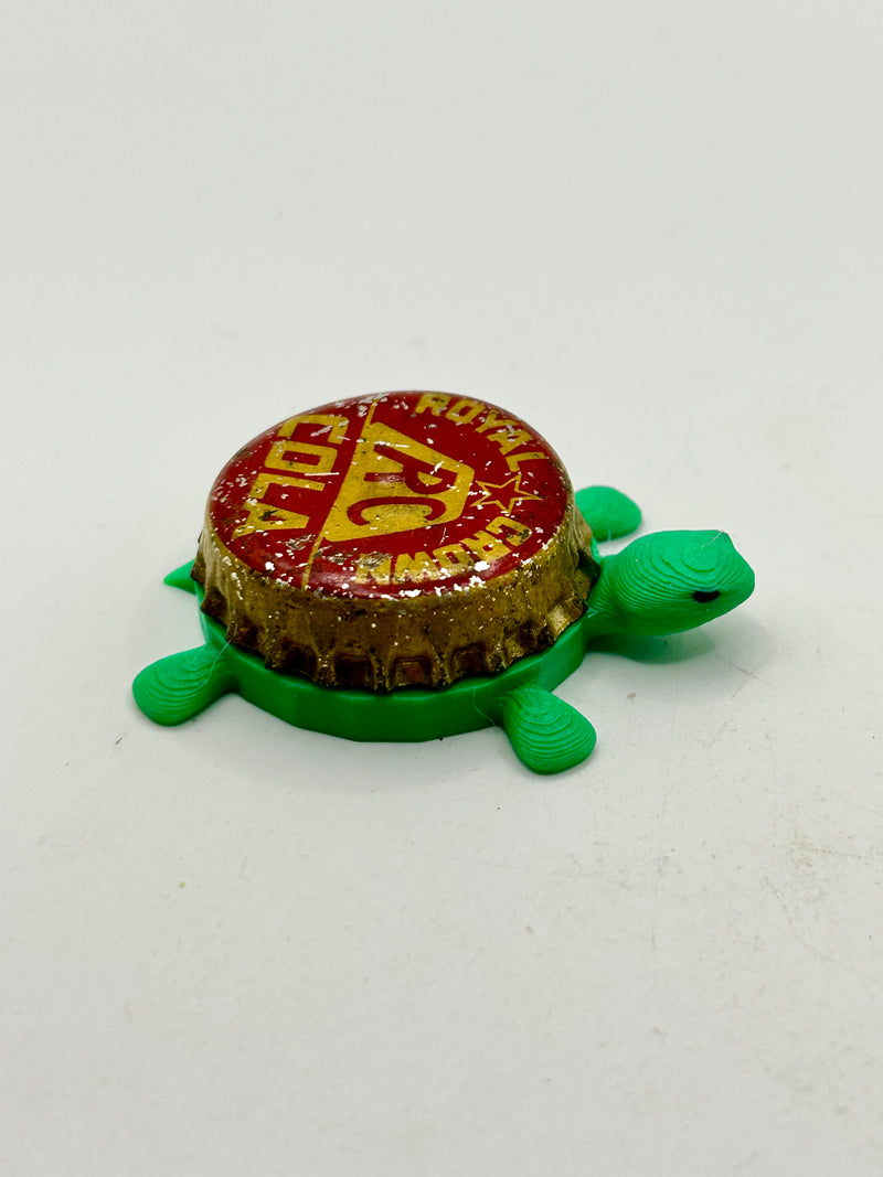 RC Cola (Vintage) - Bottle Cap Magnet Turtle Shell Shocked Art
