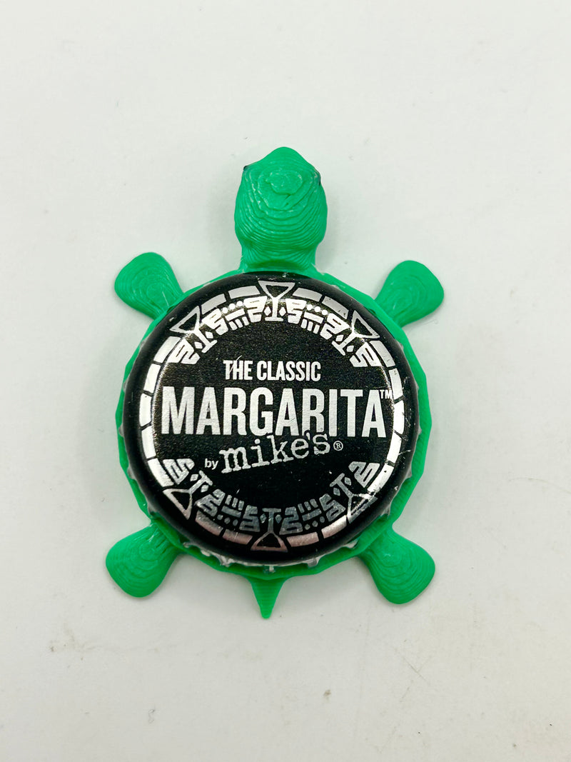 Mike’s Margarita - Bottle Cap Magnet Turtle Shell Shocked Art