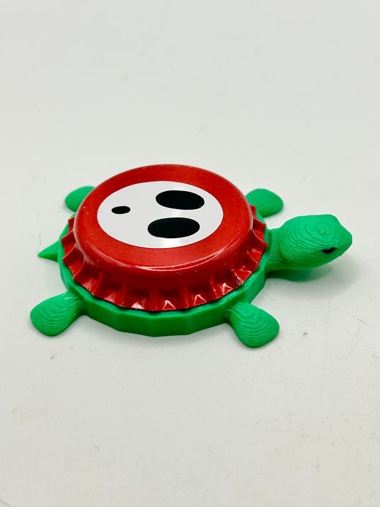Shy Guy (Mario)- Bottle Cap Magnet Turtle Shell Shocked Art